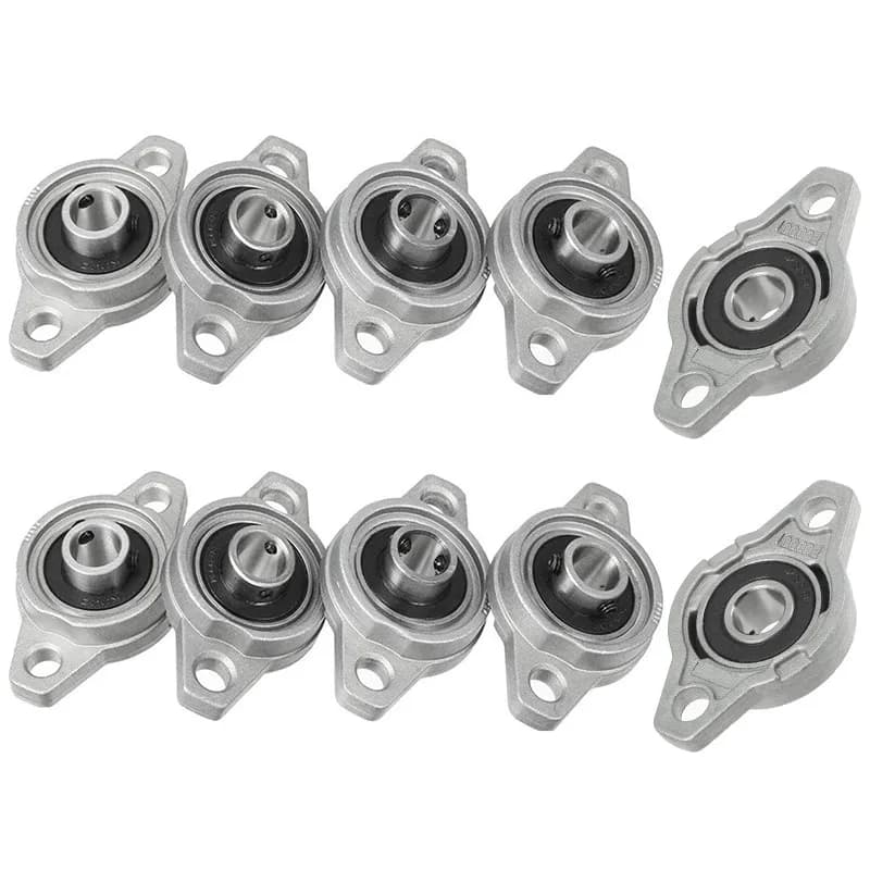 10PCS KFL000 KFL004 KFL005 KFL006 KFL08 KL08 FL08 08 8 12 millimetri pillow block rombico cuscinetto IN lega di ZINCO inserire albero cuscinetto lineare