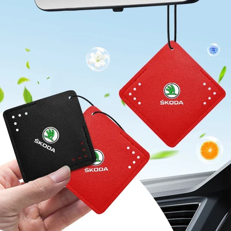 Auto Aromatherapy Pendant Aromatherapy Deodorant Skoda Octavia MK2 MK3 2 3 A7 Fabia Karoq Kodiaq Superb Rapid Kamiq Yeti