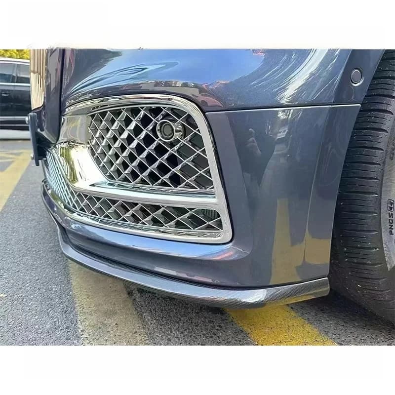 Factory Hot Sale Suitle Flying Spur - Style Carbon Fiber Front Bumper Lip Rear Diffuser Side Skirt Spoiler Body Kit
