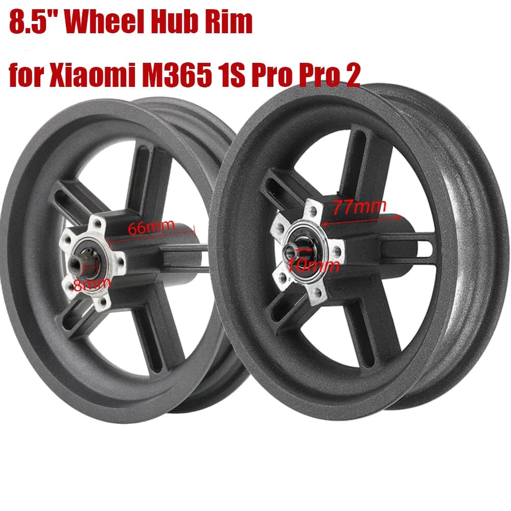 8.5" Rear Wheel Hub Rim for Xiaomi Mijia M365 1S Pro/2 Electric Scooter Accessories Aluminum Alloy wheel Hub Replacement Part