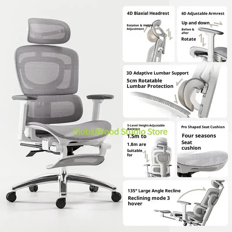Sedia da scrivania Sedie da ufficio ergonomiche Gaming Sedia da gioco economica Promozione Chaise Gaming Pas Cher Poltrona relax reclinabile Mobili