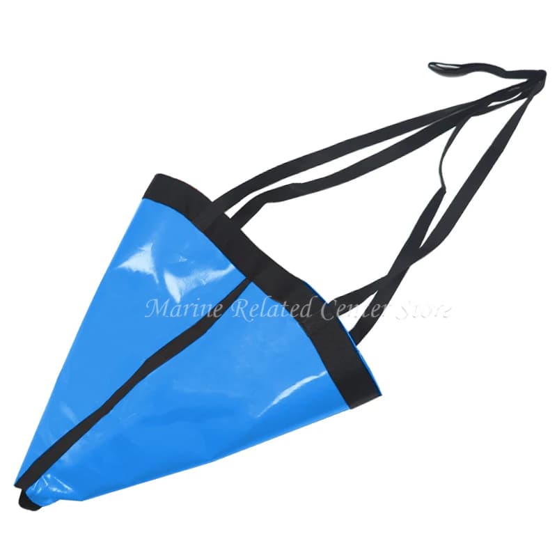 24/32 Inch Drift Sock Sea Anchor Drogue with 30ft Kayak Tow Rope Line Buoy Ball for Fishing Boat Trolling Sock