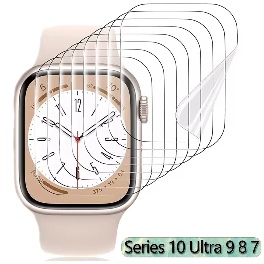 2-5 pezzi pellicola idrogel per Apple Watch Ultra 2 49mm pellicola proteggi schermo per iWatch serie 10 9 8 7 46mm 45mm 41mm 42mm pellicola