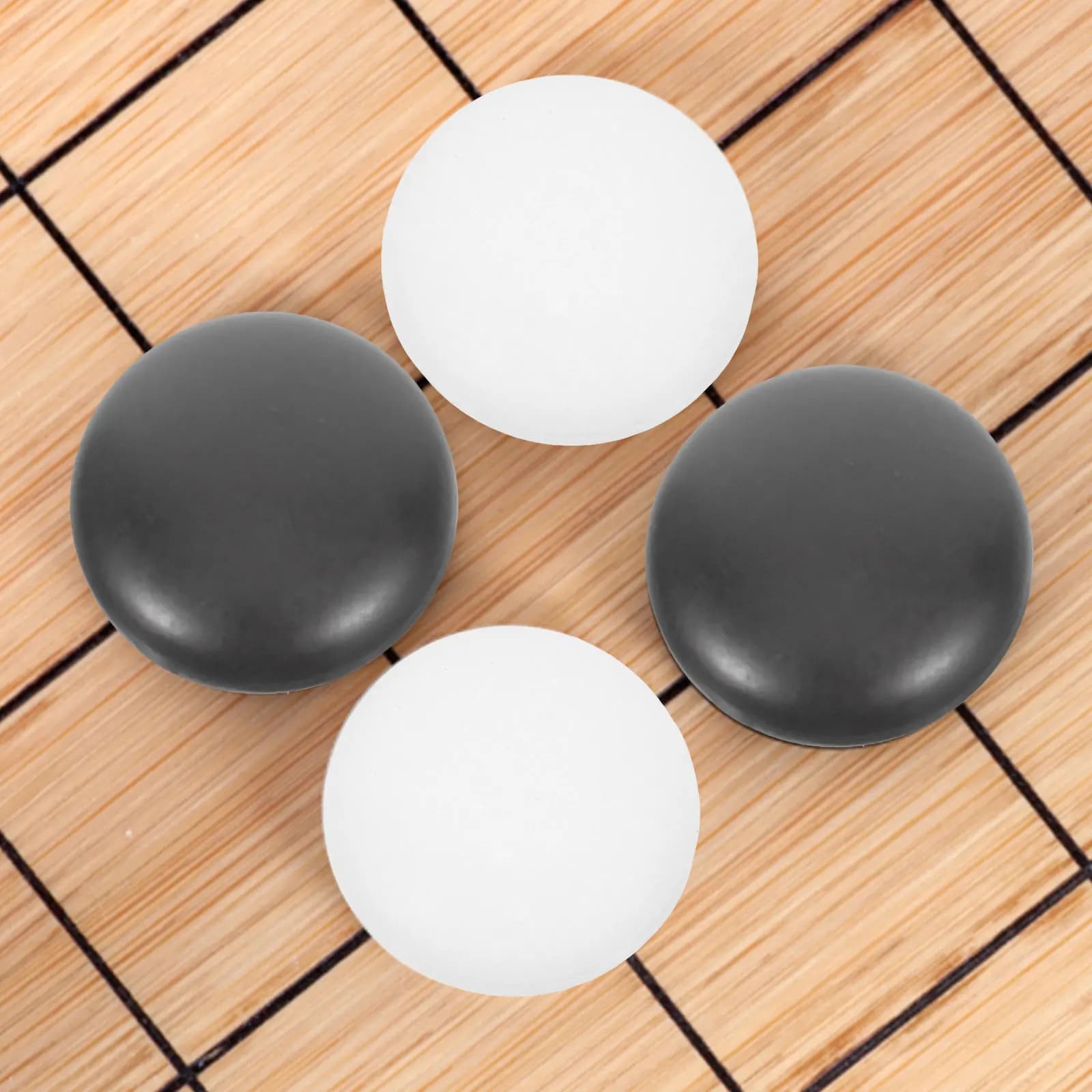 Set di 360 Pezzi per Go, Compatti e Piccoli, Perline Lisce e Piatte per Gioco da Tavolo, Facili da Trasportare e Conservare