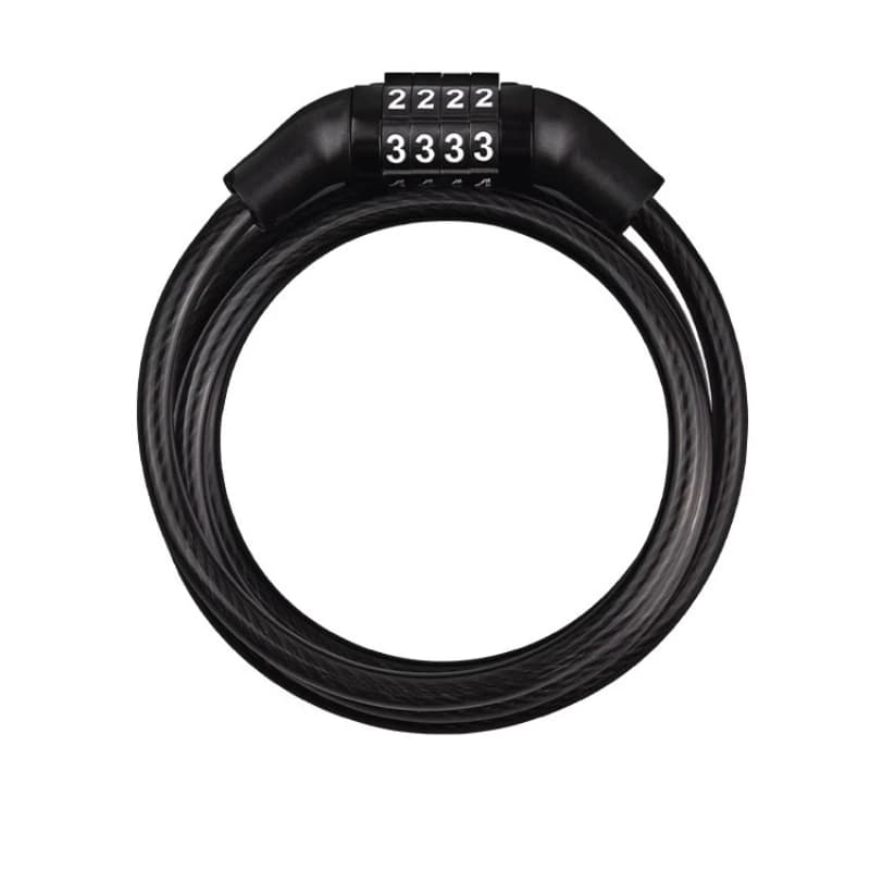 Lucchetto per Bicicletta con Password Fissa a 4 Cifre, Antifurto Portatile per Biciclette e Monopattini Elettrici, Accessori per Ciclismo