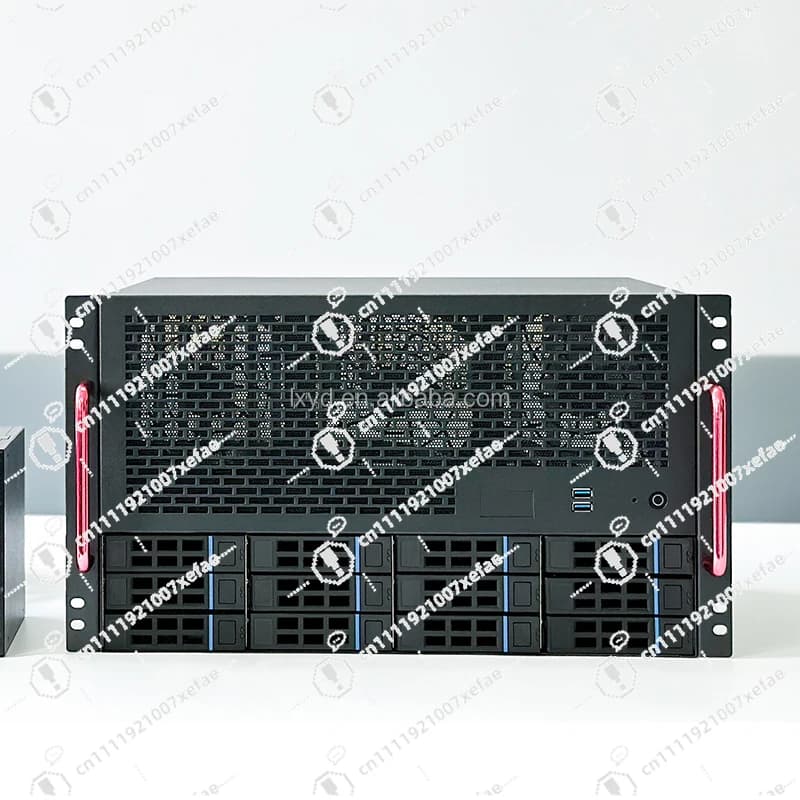 Server NAS (Network Attached Storage) Rack 12G con Backplane, Chassis ATX NAS Medium Tower con Ventola di Raffreddamento