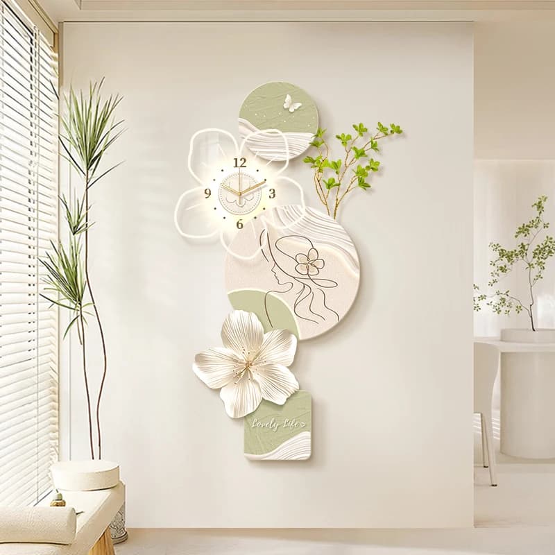 Fashion Digital Wall Clock Luxury Living Room Modern Interior Bedrooms Wall Clock Xenomorph Restaurant Reloj Pared Home Decorations