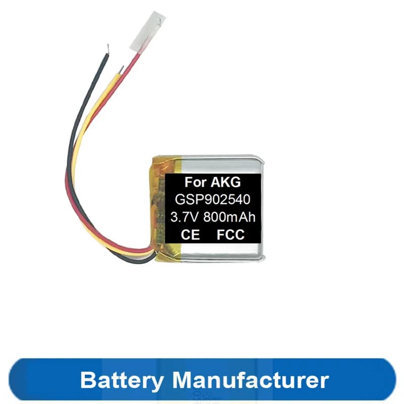 800 mAh GSP902540 Battery for AKG N700NC Headphones