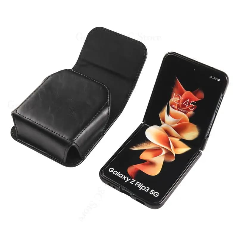 Custodia a marsupio in pelle PU per ZTE Nubia Flip3 2 5G, custodia magnetica da cintura per ZTE Nubia Flip 3 Flip2 5G, cover con clip da cintura