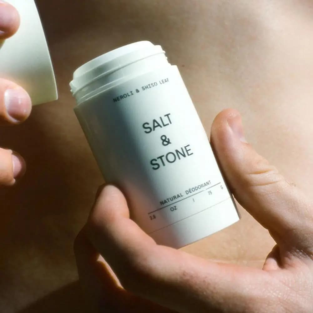 75g Salt Stone Underarm Body Deodorant Stick Original Brand Black Rose Oud Fragrance Neroli Basil Scent New Antiperspirant Cream