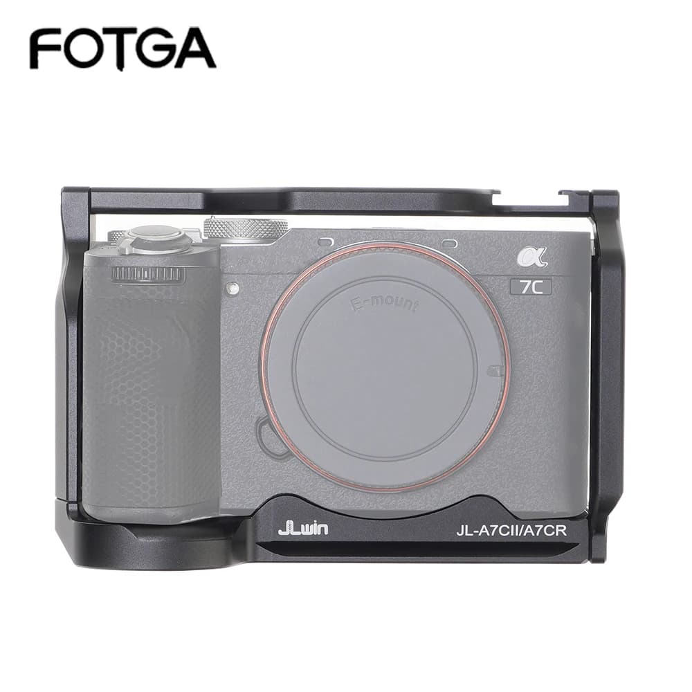 FOTGA Camera cage for Sony A7CII A7CR A7C2 Camera Rig rabbit cage Seeo Photography Accessories Handle Positioning hole Treppiede