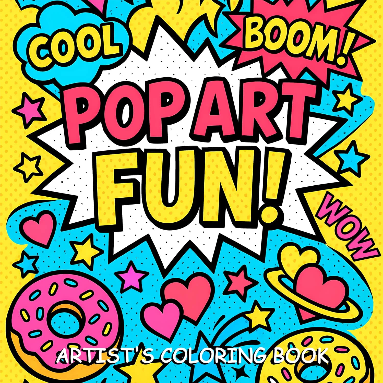 ARTIST'S Coloring Book for Adult Relieve Stress Bold-easy DIY Painting Drawing Book Painting Leisure Art Gift