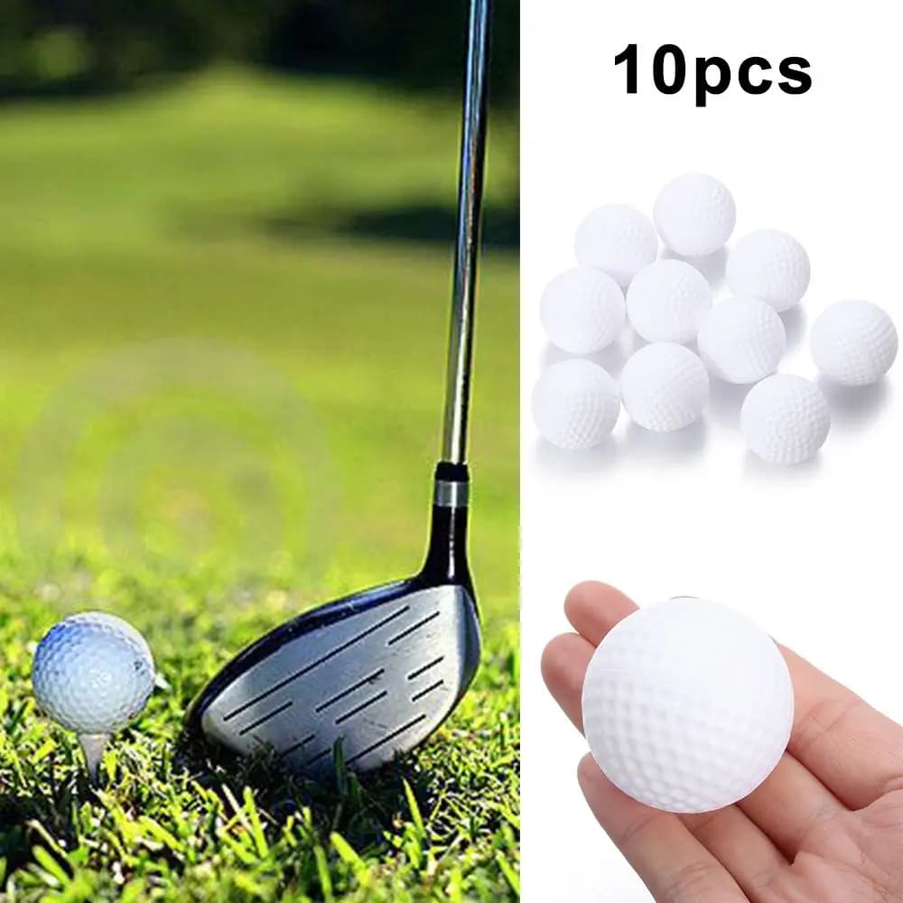 Sport Indoor & outdoor White durevole pallina da Golf Soft Texture Ball Sports Tool Air Ball