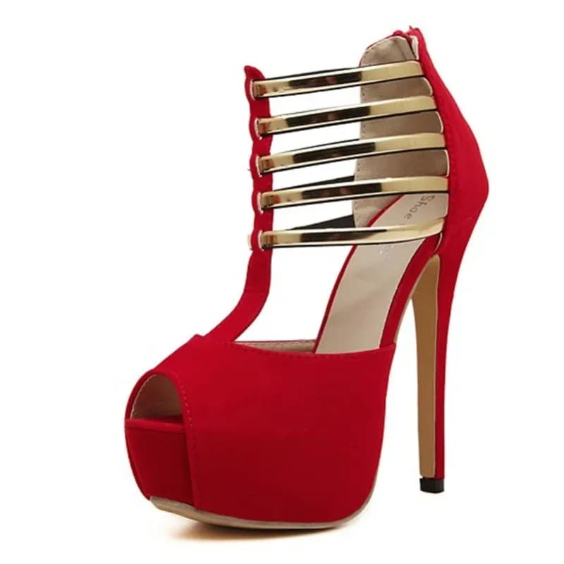 13CM Women's Shoes Sexy Model Performance Shoes for Woman Fashion Platform High Heeled Sandals Designer Shoes Sandalias De Mujer