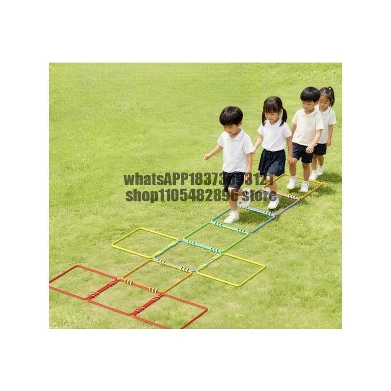 Multifunctional folding agile ladder sensory integration training rope ladder body fitness opening and closing jumping grid