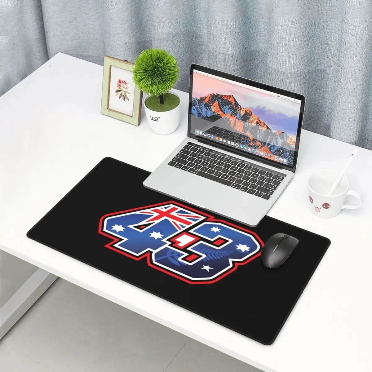 Tappetino per mouse grande Jack Miller Number Australia Gamer PC Laptop Tappetini per tastiera Tappeto per computer Accessori da ufficio per giochi Tappetino da scrivania