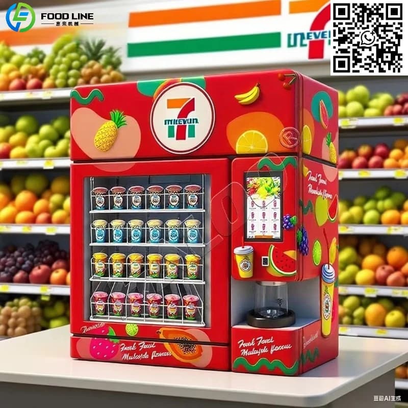 Customized Vending Machine Supplier Smoothie Self Service Fruit Smoothie Blender Smooth Vending Machine