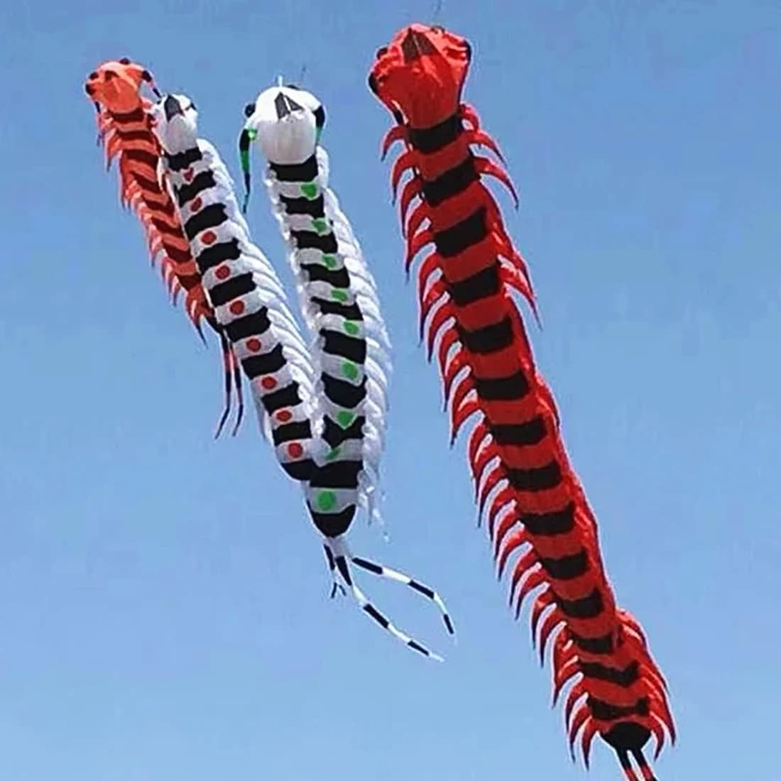 9KM 18m Centipede Kite Line Laundry For Adults Soft Nylon Inflatable Eagle Pendant High Quality Ripstop ( Wholesale)