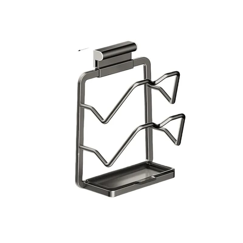 Cream for lid for pan Kitchen rack without wall drilling Bracket for multifunction cutting board