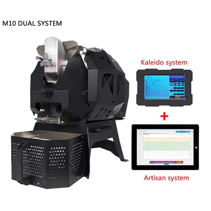Kaleido Sniper M10S DUAL SYSTEM Coffee Roaster 300g-1200g Commercial Smart Coffee Bean Roaster Household Roasting Machine