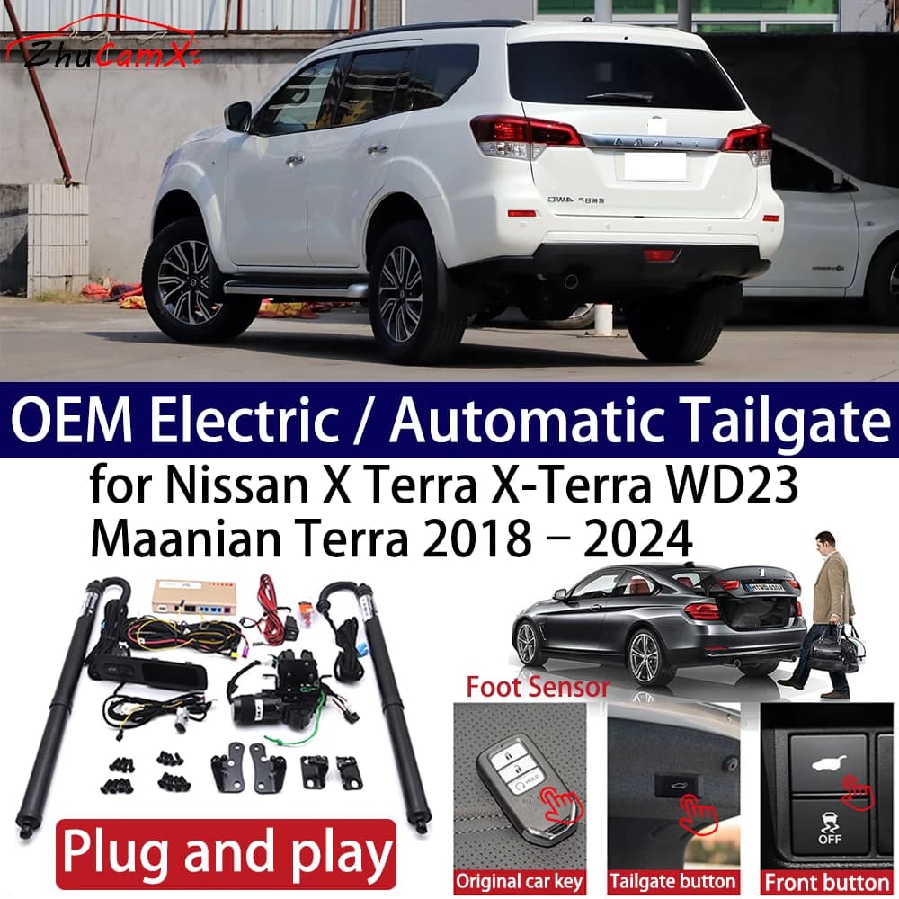 Per Nissan X Terra X-Terra WD23 Maania Terra 2018-2024 Auto Elettrica Automatica One-Click Smart Portellone Portellone posteriore Plug & play