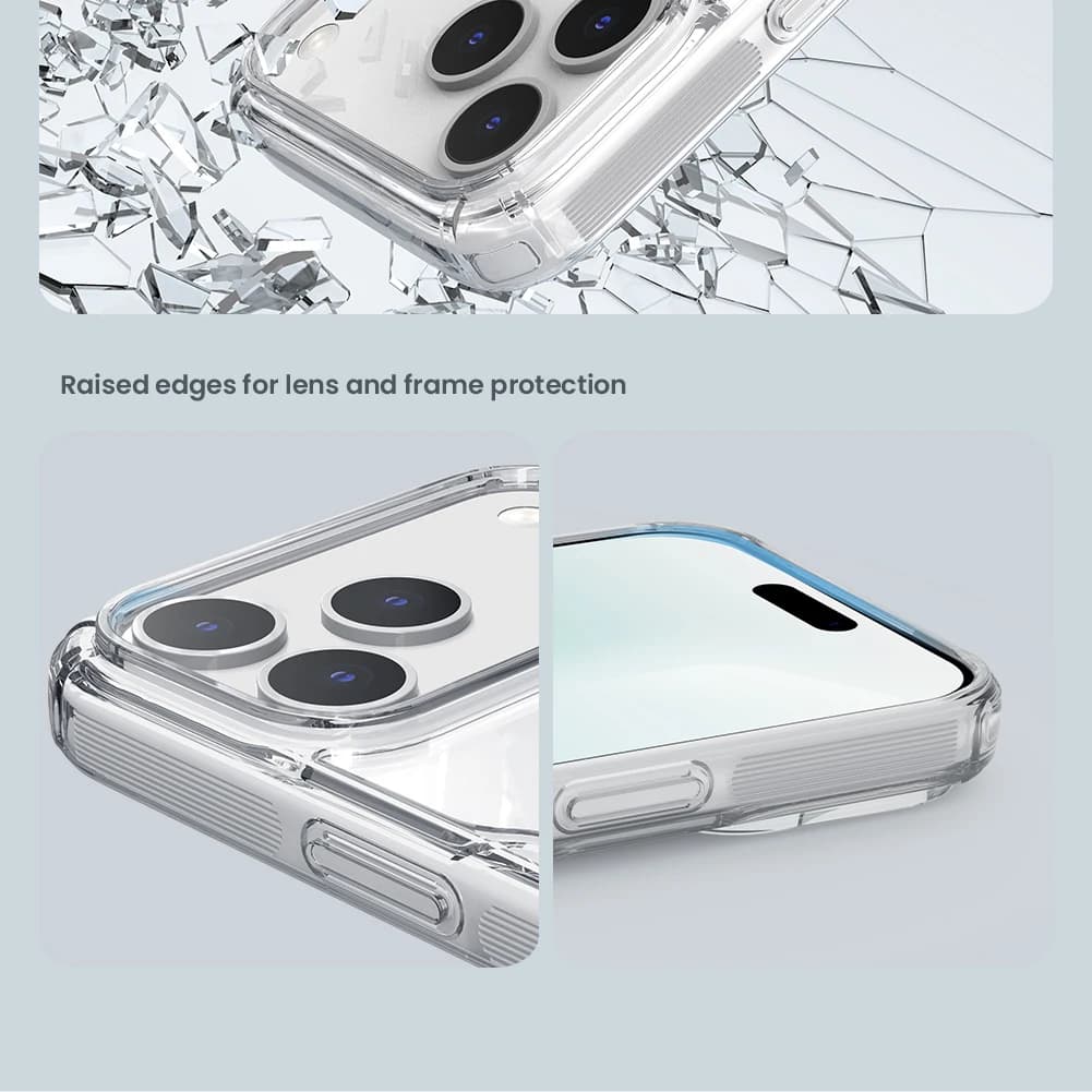 Custodia Magnetica Nillkin Nature Soft TPU Pro Trasparente Adattabile MagSafe per iPhone 17 Pro Max / 17 Pro