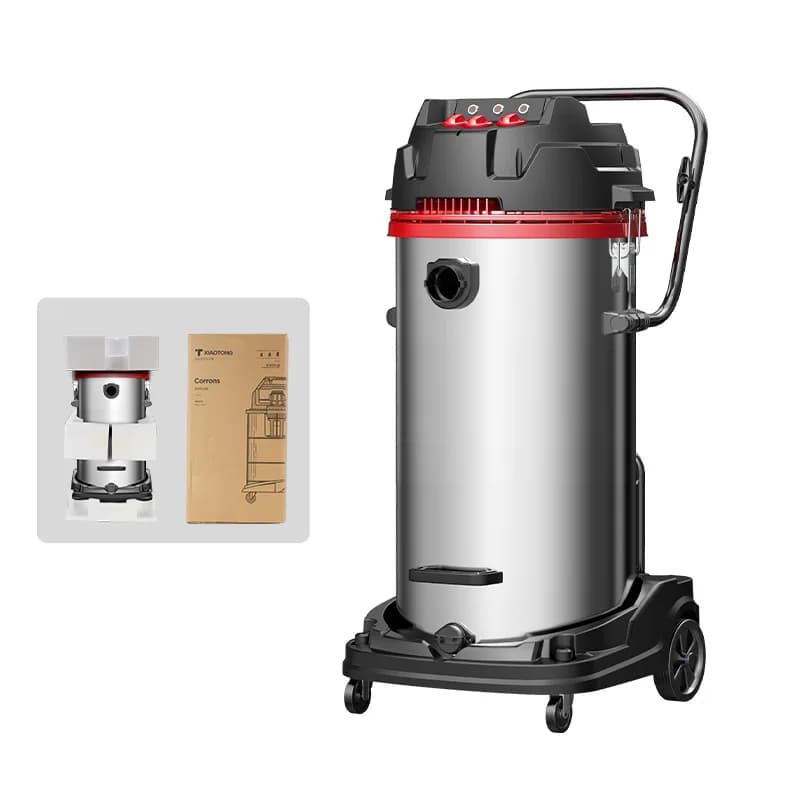 Aspirapolvere industriale a secco e umido di nuovo design Aspirapolvere da 100 litri Aspirapolvere commerciale per autolavaggio industriale da 3000 W