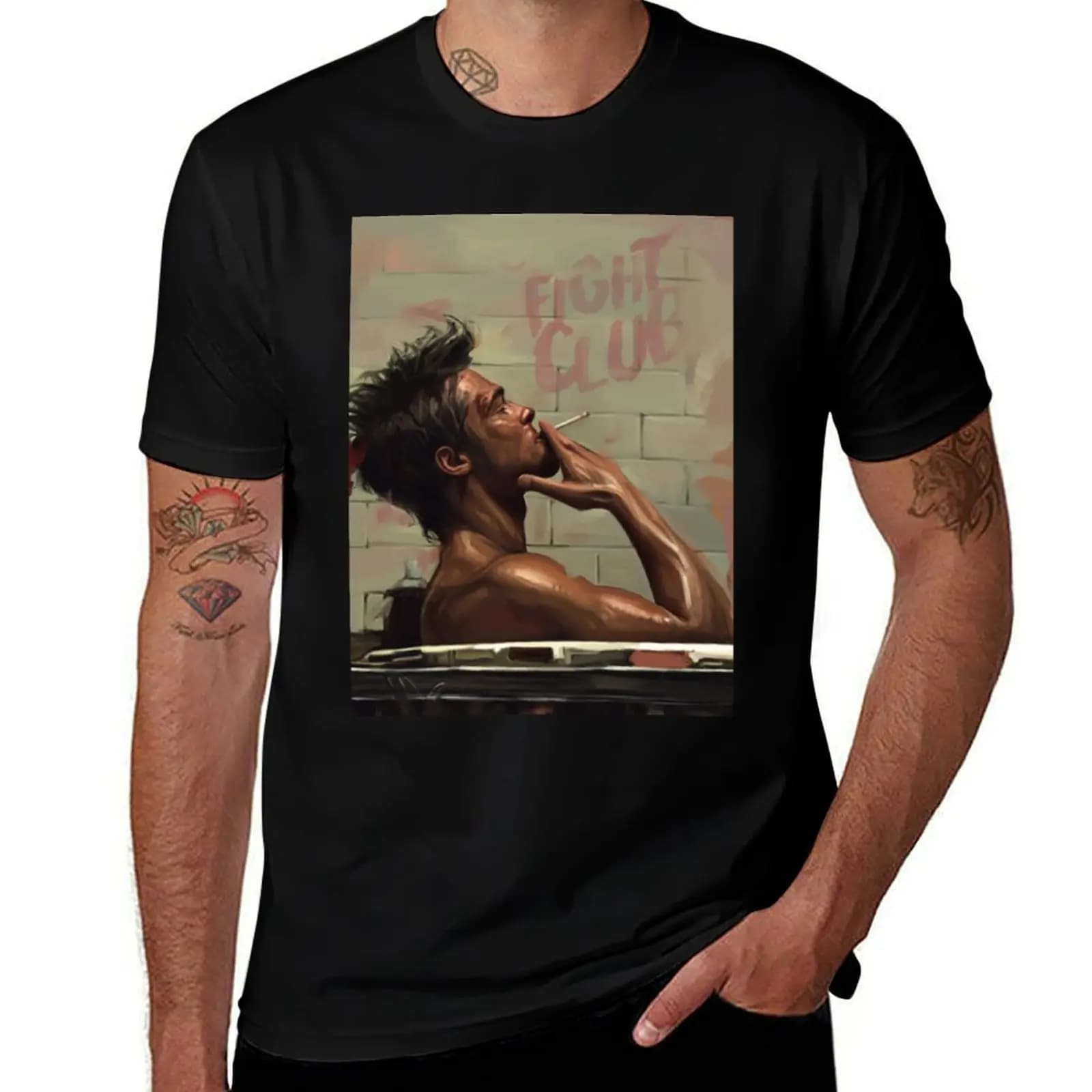 Tyler Durden T-shirt uomo maglietta estate uomo magliette da uomo T-shirt