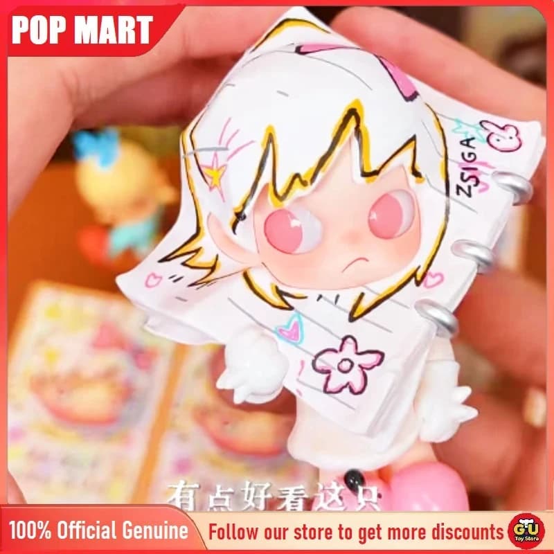 POP MART Zsiga In The Daylight Series Blind Box Statuetta in vinile da collezione, decorazione da scrivania, regalo per fan di anime e bambini
