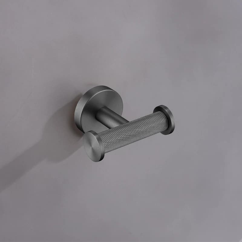 Grey Bathroom Hardware 304 Stainless Steel Towel Rack Toilet Paper Holder Liquid Soap Holder Towel Bar Toile Bathroom Kit