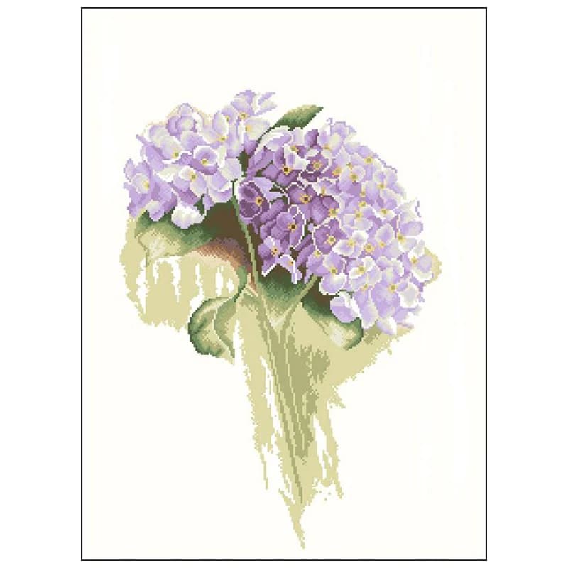 HC658 Cross Stitch Kits Stich Embroidery Cross-stitch Complete Kit Needle Arts & Craft Hobby Needlework Flower Package Hobby