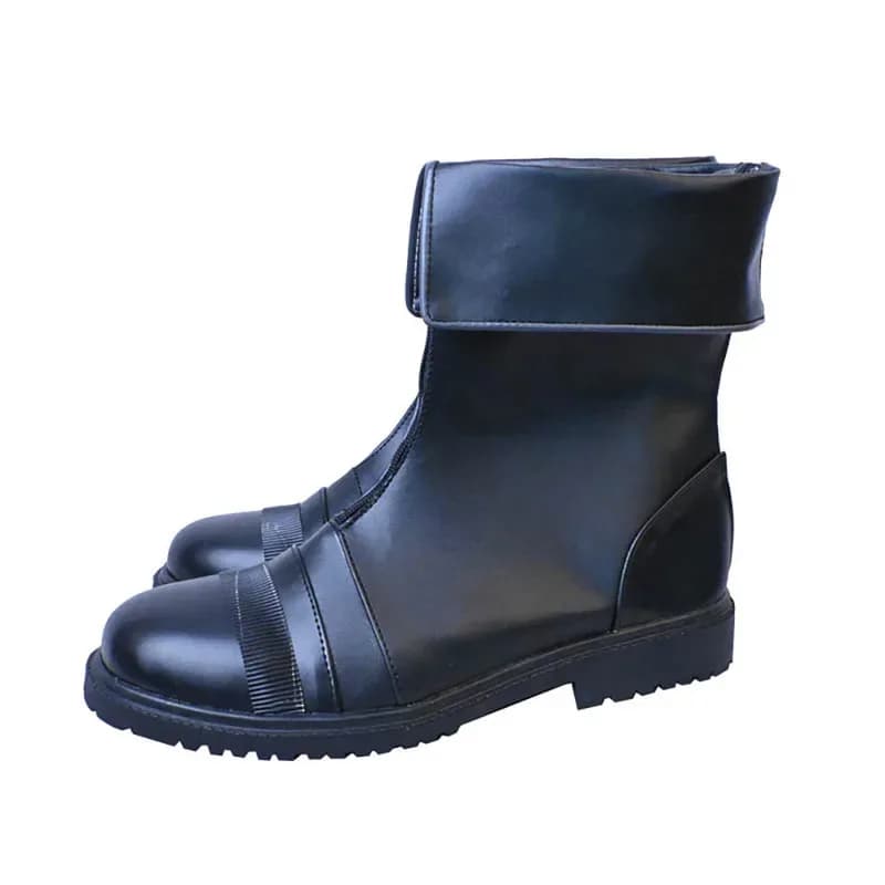7 Remake Zack Fair Scarpe Cosplay Stivali neri su misura tt9]