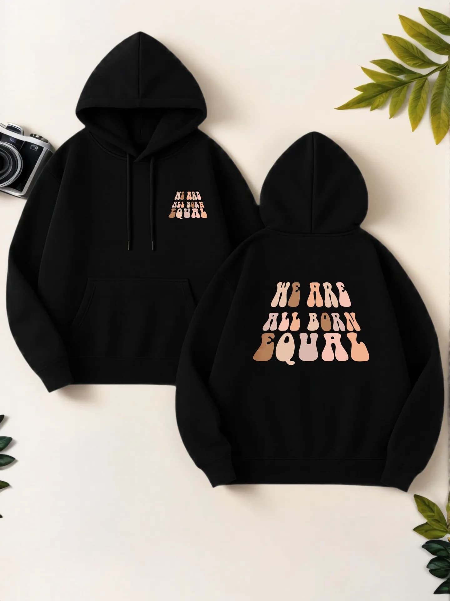 Felpa con cappuccio grafica da donna, stampa carina, estetica casual, in pile, abbigliamento casual quotidiano, per adolescenti