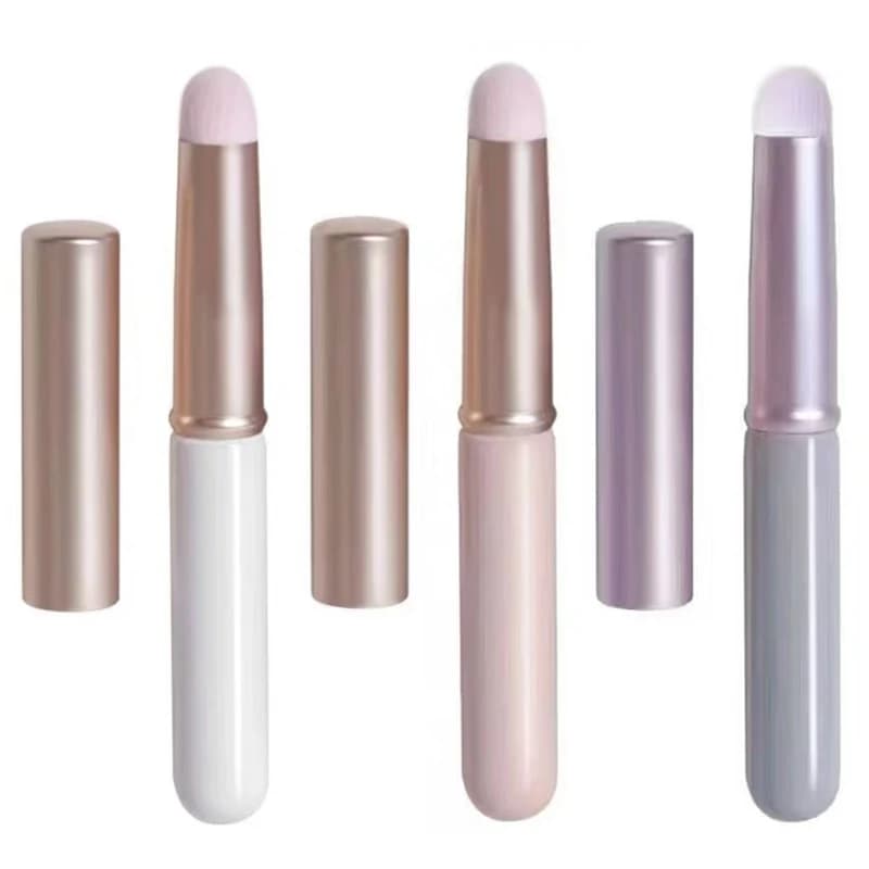 30Pcs Round Head Lip Brush Soft Lip Gloss Applicator Portable Lipstick Makeup Brushes Concealer Brush Makeup Tool For Women