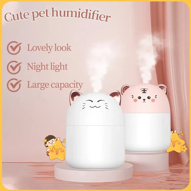 Cute humidifier for pets Mini Office Desktop air conditioning air humidification room Usb small Spray for heavy fog for domestic use