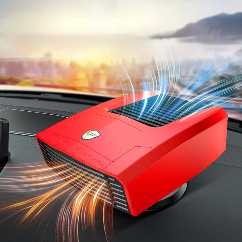 Riscaldatore per auto Sbrinamento freddo Vento caldo Neve Disappannatore 360 ° Ventola di riscaldamento a rotazione per scaldino esterno montato su auto con batteria Makita 18V