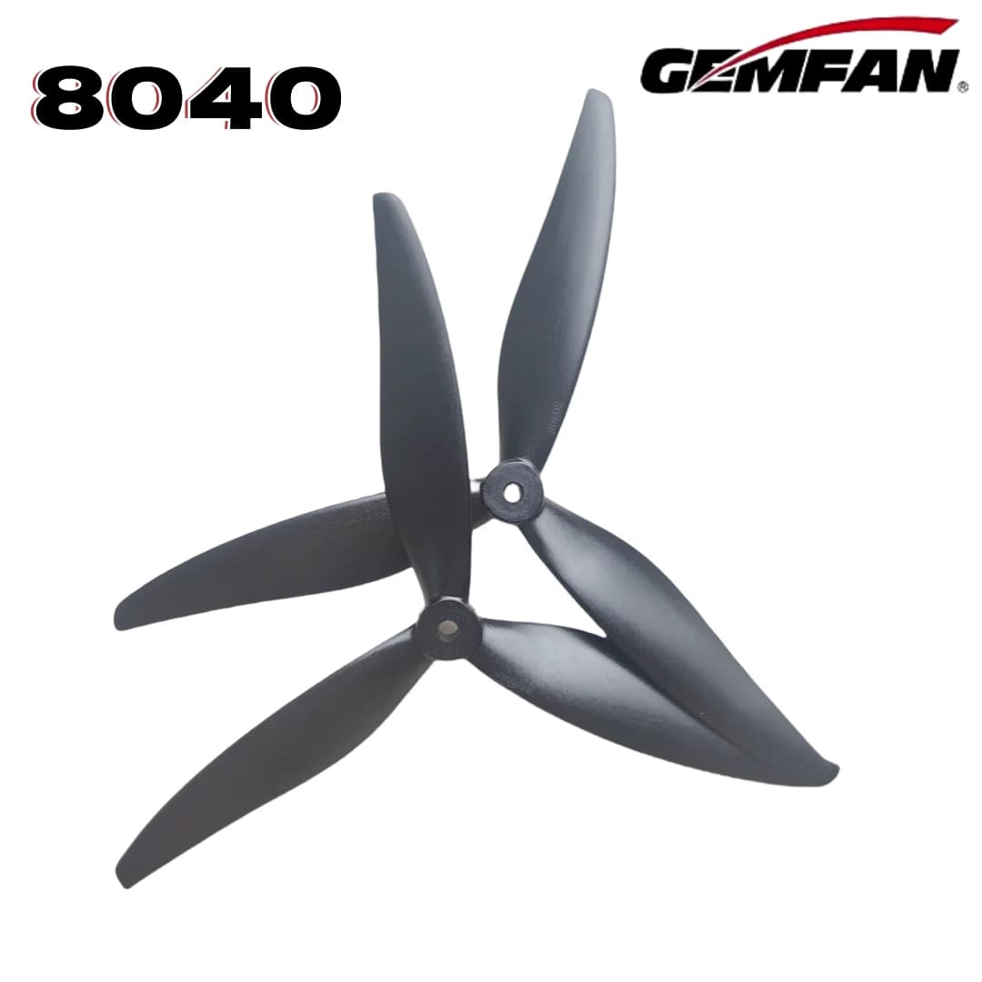 Gemfan 8040 8X4X3 3-blade 8-inch Propeller RC Photography Drone FPV CW CCW 8inch Props for RC FPV X-Class Drone DIY Parts