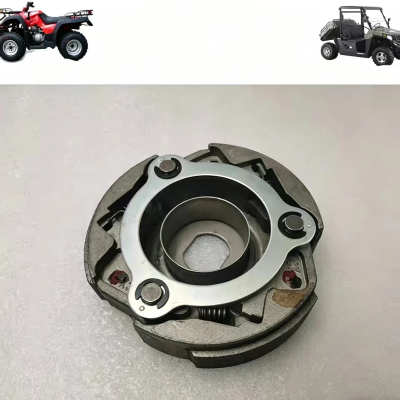 Assemblaggio di Piastrine Frizione, Pesi Centrifughi e Dischi di Attrito per Motore, Compatibile con WHS Kayo 200 ATV