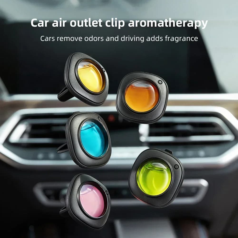 Deodorant for long-lasting car with air intake clip, aromatic scent for car, purifies air to remove odors