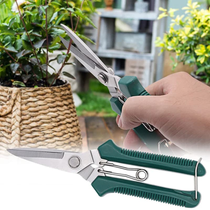 Garden tools Bonsai shears Metal gardening scissors Hand cutters Fruit collection Pot herb for domestic use