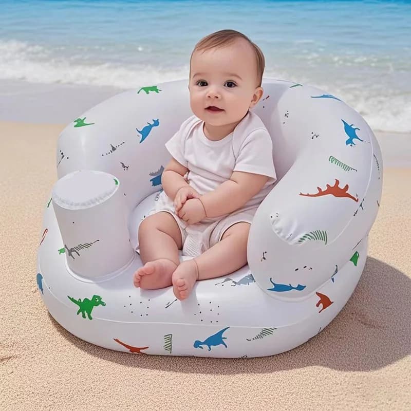 Kids Inflatable Sofa Portable Beach Chair for Kids Inflatable Baby Sofa for Kids 3 Months Up, Baby Seats
