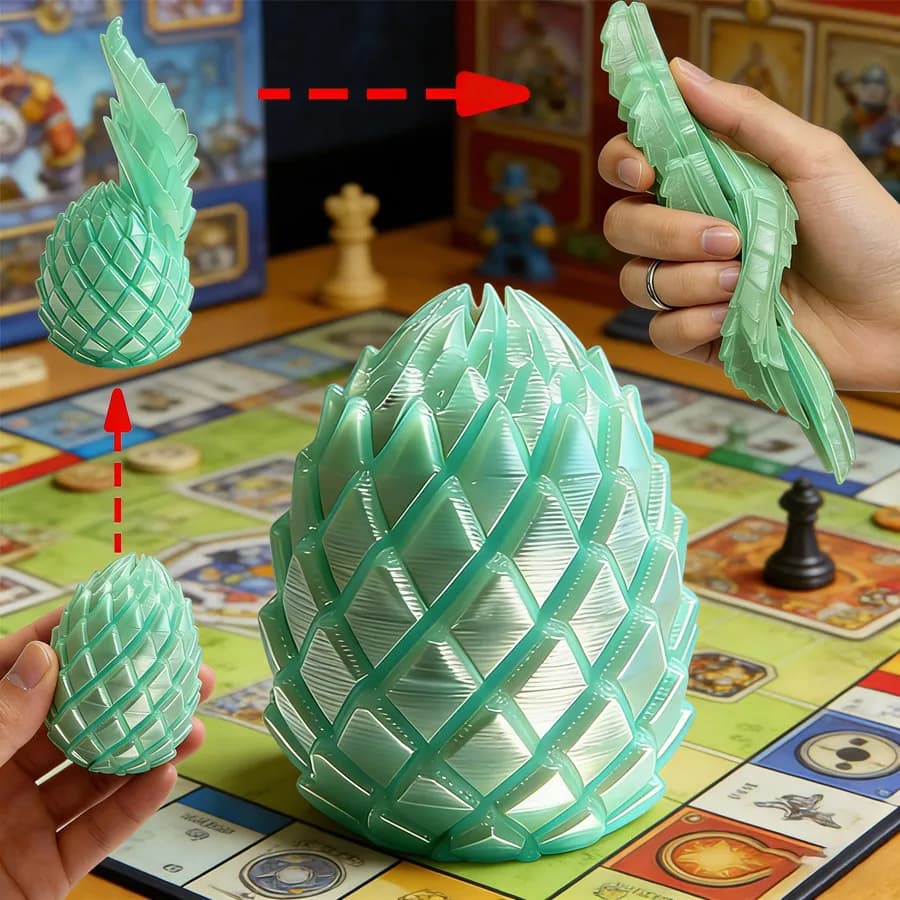 Giocattolo Antistress Infinity Dragon Egg, Giochi Antistress per Bambini e Adulti, Allevia Ansia