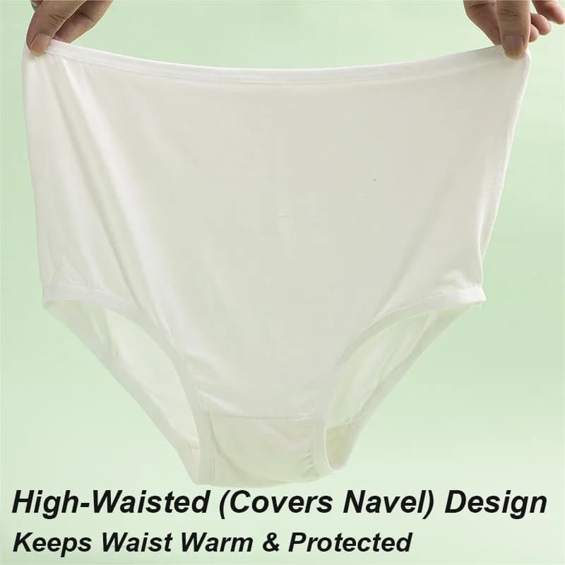 Postpartum & Travel Disposable Panties for Plus Size Women, High Waisted Super Stretch Underwear, Sterile C-Section Friendly