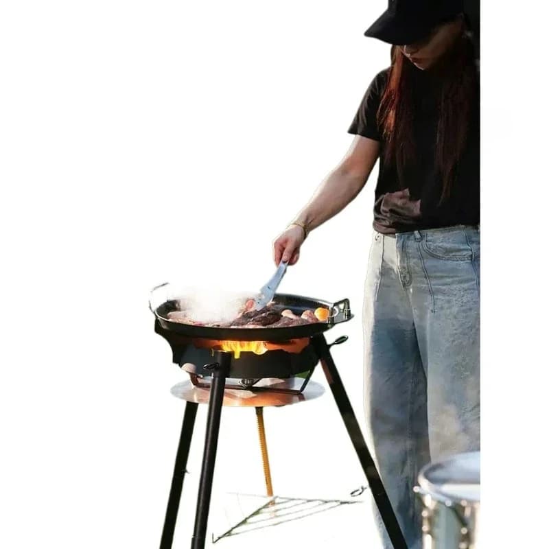 Outdoor Portable Cookers Hot Stove Gas Stove Firewood Cassette Stove Multifunctional Camping Picnic Equipment