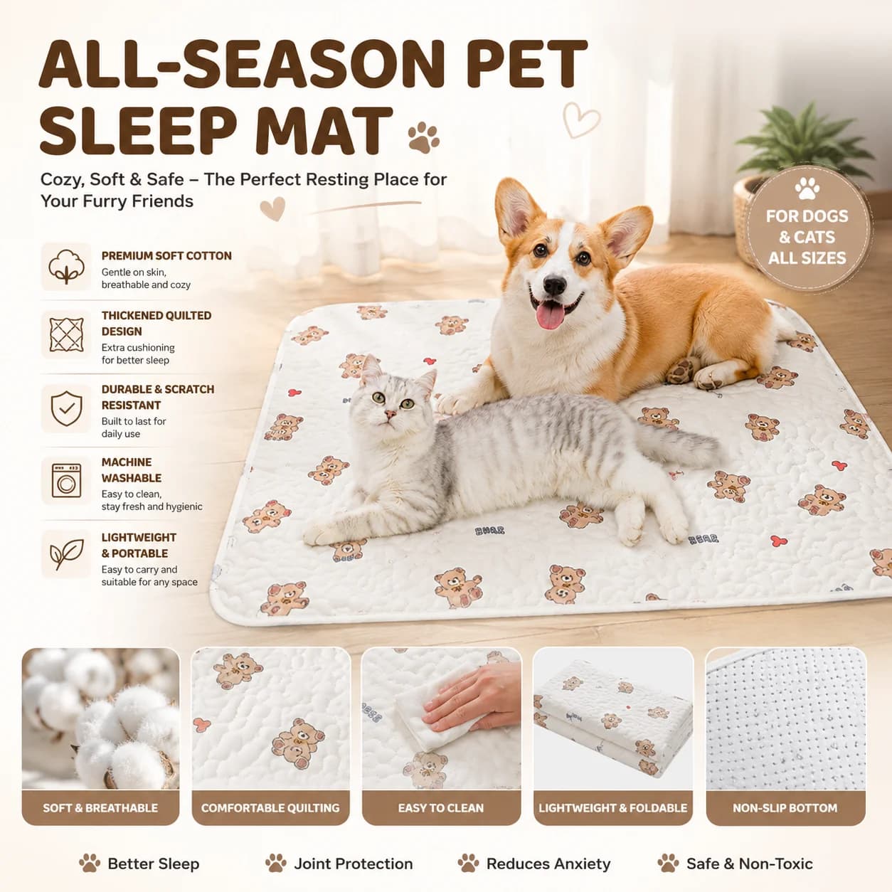Summer Pet Cooling Mats Beds Available in 5 Sizes for Small Medium Large Pet Supplies Accessories Sofa Cat Ice Cold Pad Blanket