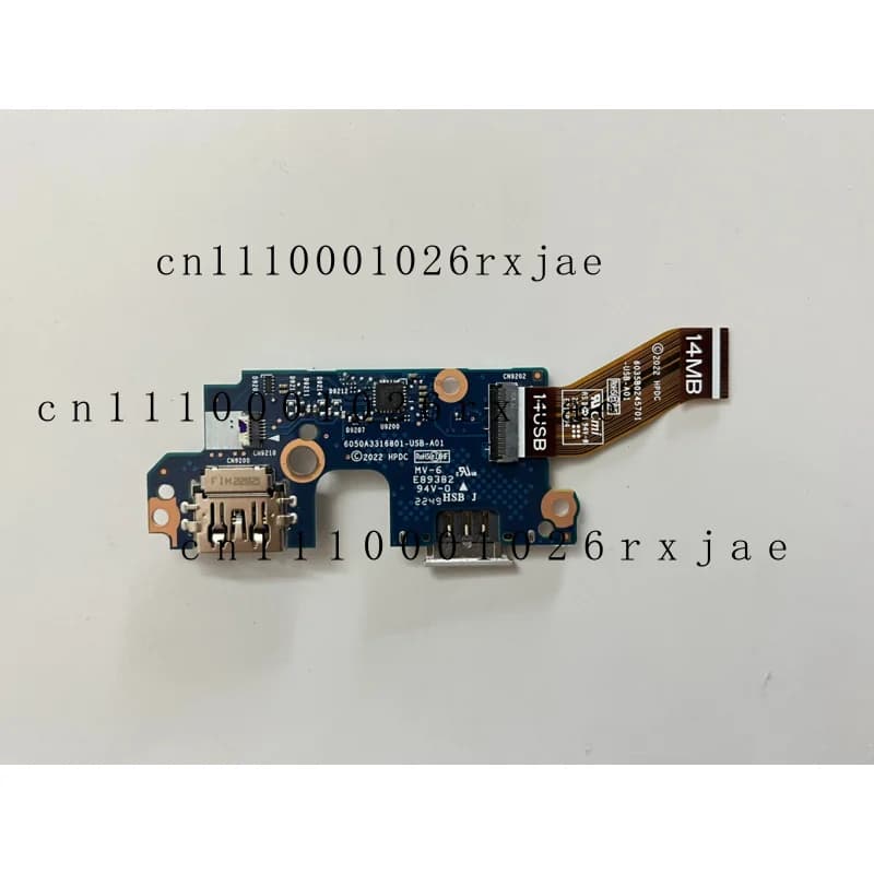 PER HP ZBook Firefly 14 ELITEBOOK 840 845 G9 G10 Scheda USB con cavo 6050A3316801 N09042-001