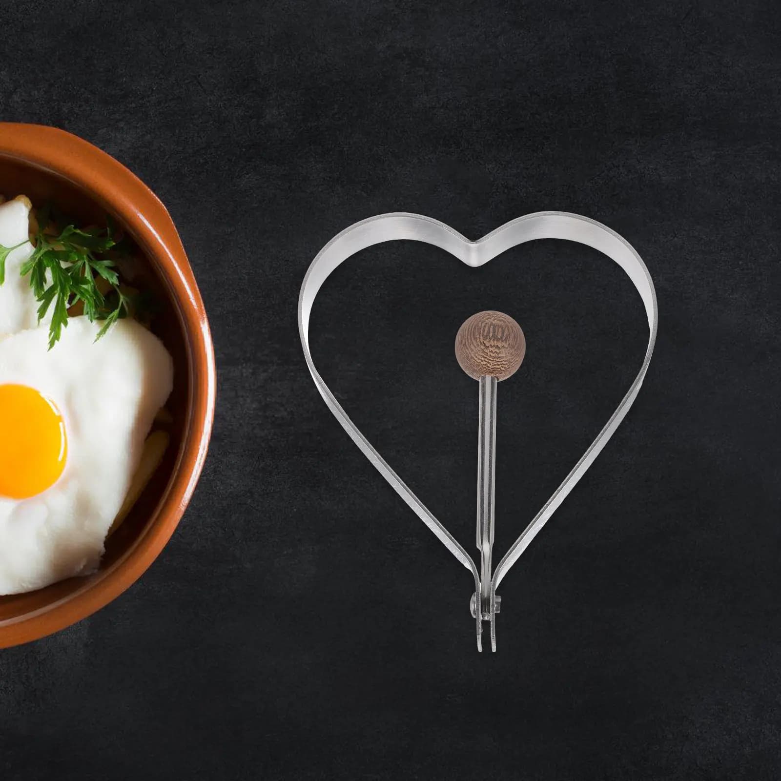 Stainless Steel Egg Frying Mold Multi Functional Breakfast Cooking Tool for Perfect Fried Eggs Pancakes Omelettes Heart Shaped