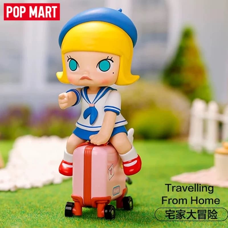 Pop Mart A Boring Day with Molly Series Blind Box Toys Kawaii Anime Action Figure Surprise Mystery Box Regali di Compleanno