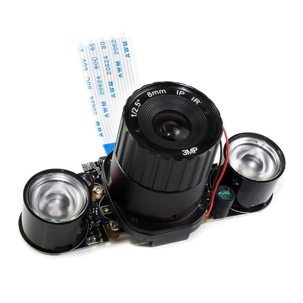 XiaoR Geek Raspberry Pi Kit modulo telecamera IR-Cut Sensore OV5647 da 5 MP Supporta visione notturna IR-Cut incorporato Migliore immagine