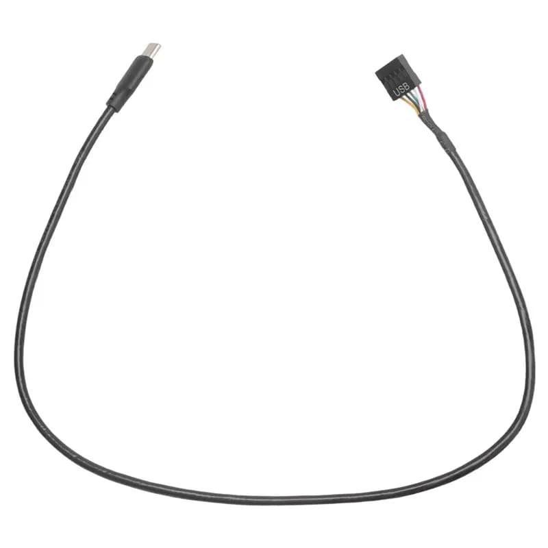 A25P 1Pcs USB 9Pin To USB Type C Cable For Computer Motherboard To USBC Secondary Screen PC LCD Screen 9Pin USB Cable Adapter Du